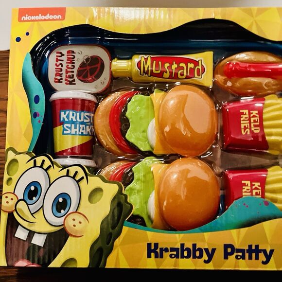 SpongeBob Squarepants Krabby Patty Cook Playset Krusty Krab Nickelodeon 27 Piece - Picture 2 of 8